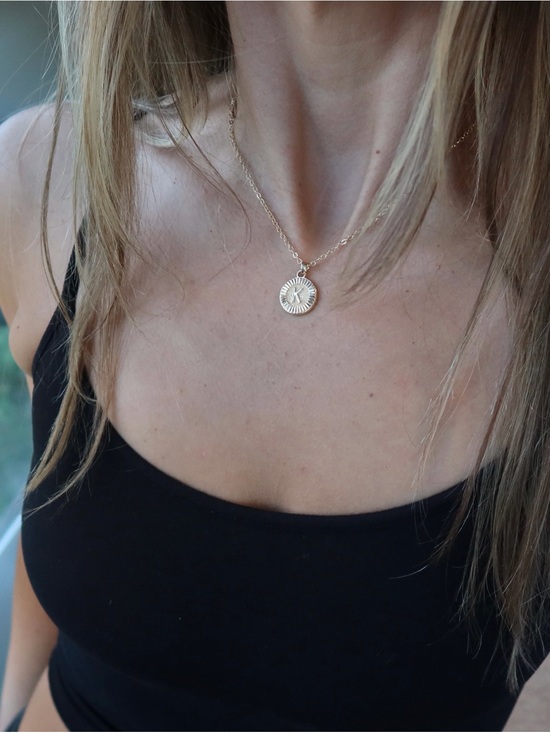 Jewelry - Gold Pendant K Initial Necklace